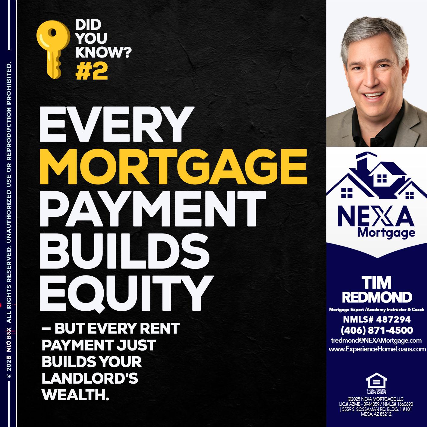 DID YOU KNOW? - Tim Redmond -Mortgage Loan Advisor | NMLS 487294 <br /> 30yr/Mortgage Expert | LO Coach <br /> Branch Manager | Signature Mortgage Solutions” alt=”DID YOU KNOW? – Tim Redmond -Mortgage Loan Advisor | NMLS 487294 <br /> 30yr/Mortgage Expert | LO Coach <br /> Branch Manager | Signature Mortgage Solutions” />Hi, my name is Tim Redmond. I’m a Loan Officer with NEXA Mortgage LLC., offering personalized mortgage solutions, fast customized quotes, great rates and service with integrity.</p>
<div class=