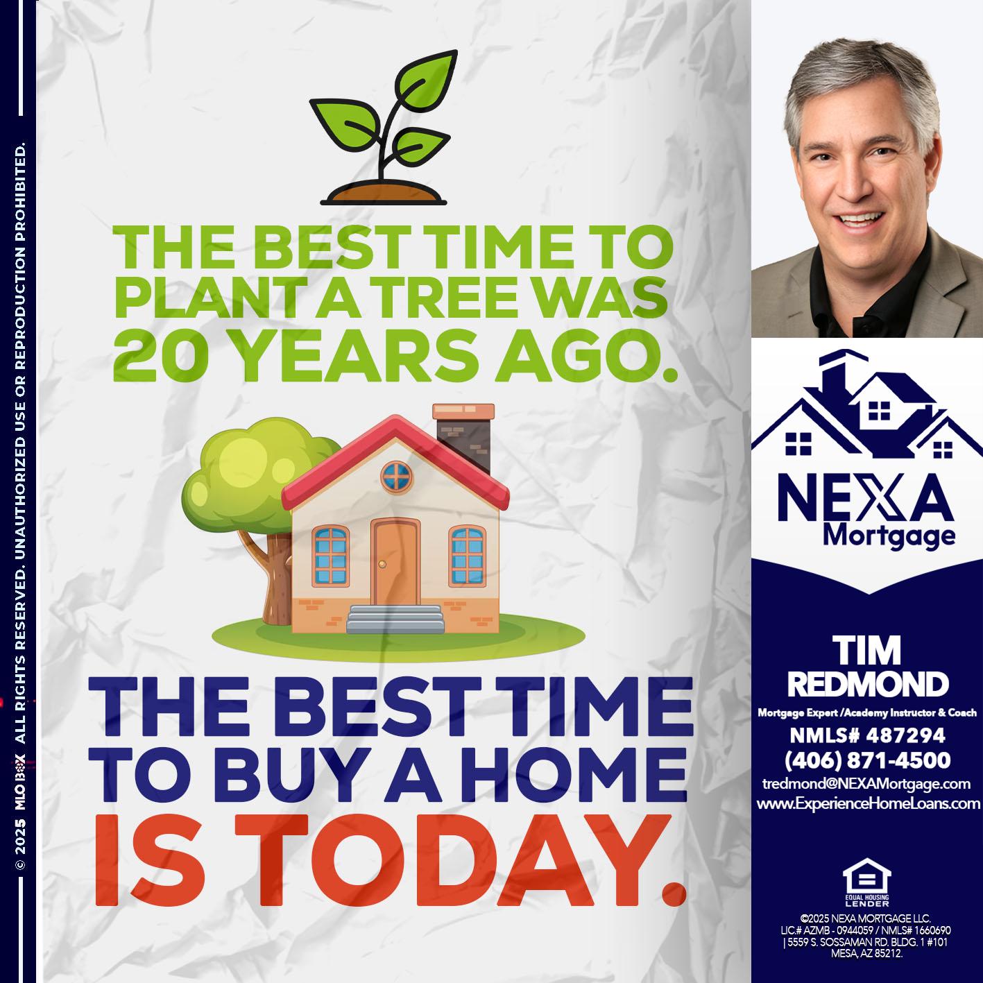 BEST TIME TO - Tim Redmond -Mortgage Loan Advisor | NMLS 487294 <br /> 30yr/Mortgage Expert | LO Coach <br /> Branch Manager | Signature Mortgage Solutions” alt=”BEST TIME TO – Tim Redmond -Mortgage Loan Advisor | NMLS 487294 <br /> 30yr/Mortgage Expert | LO Coach <br /> Branch Manager | Signature Mortgage Solutions” />Hi, my name is Tim Redmond. I’m a Loan Officer with NEXA Mortgage LLC., offering personalized mortgage solutions, fast customized quotes, great rates and service with integrity.</p>
<div class=