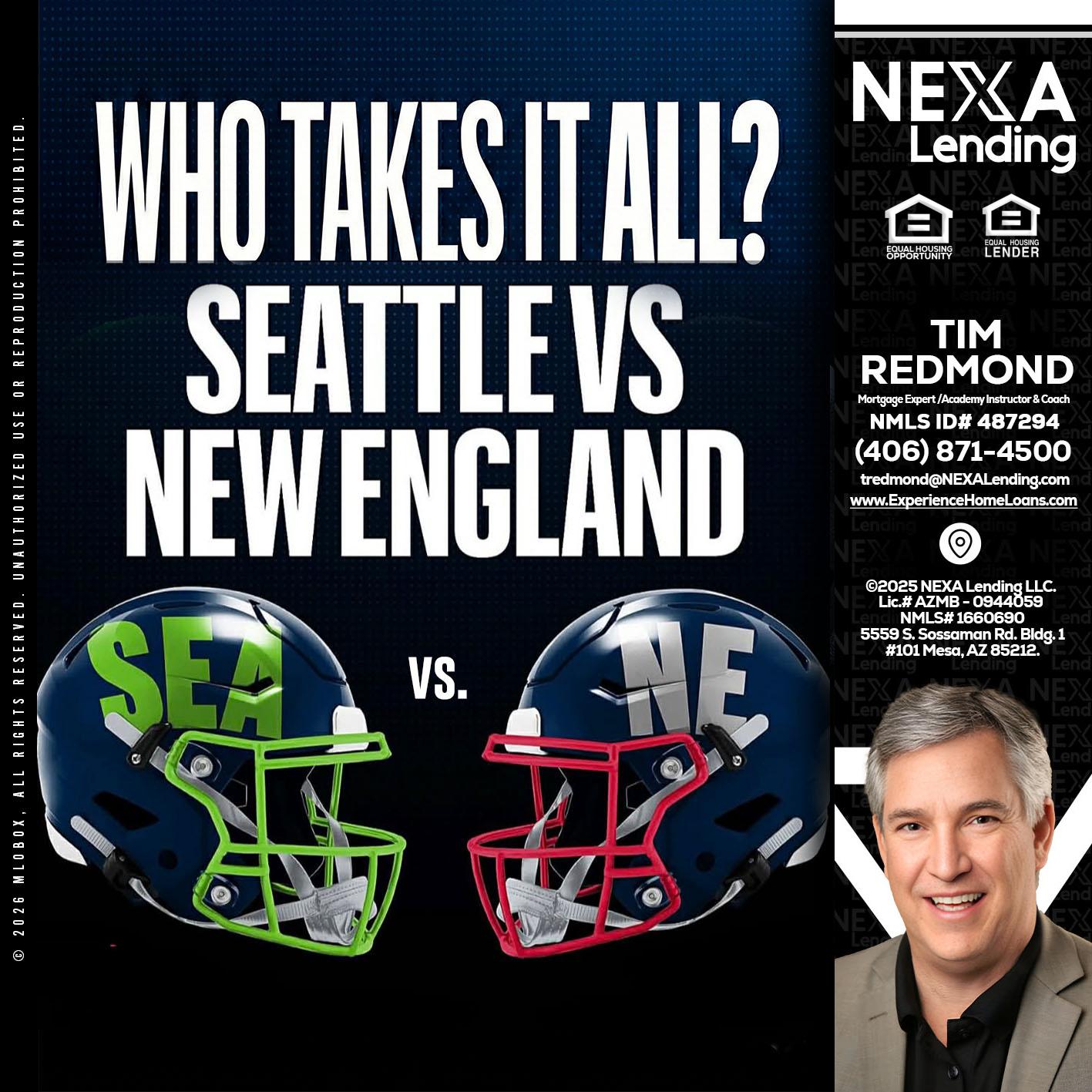 WHO TAKE IT ALL? - Tim Redmond -Mortgage Loan Advisor | NMLS 487294 <br /> 30yr/Mortgage Expert | LO Coach <br /> Branch Manager | Signature Mortgage Solutions” alt=”WHO TAKE IT ALL? – Tim Redmond -Mortgage Loan Advisor | NMLS 487294 <br /> 30yr/Mortgage Expert | LO Coach <br /> Branch Manager | Signature Mortgage Solutions” />Hi, my name is Tim Redmond. I’m a Loan Officer with NEXA Lending LLC., offering personalized mortgage solutions, fast customized quotes, great rates and service with integrity.</p>
<div class=